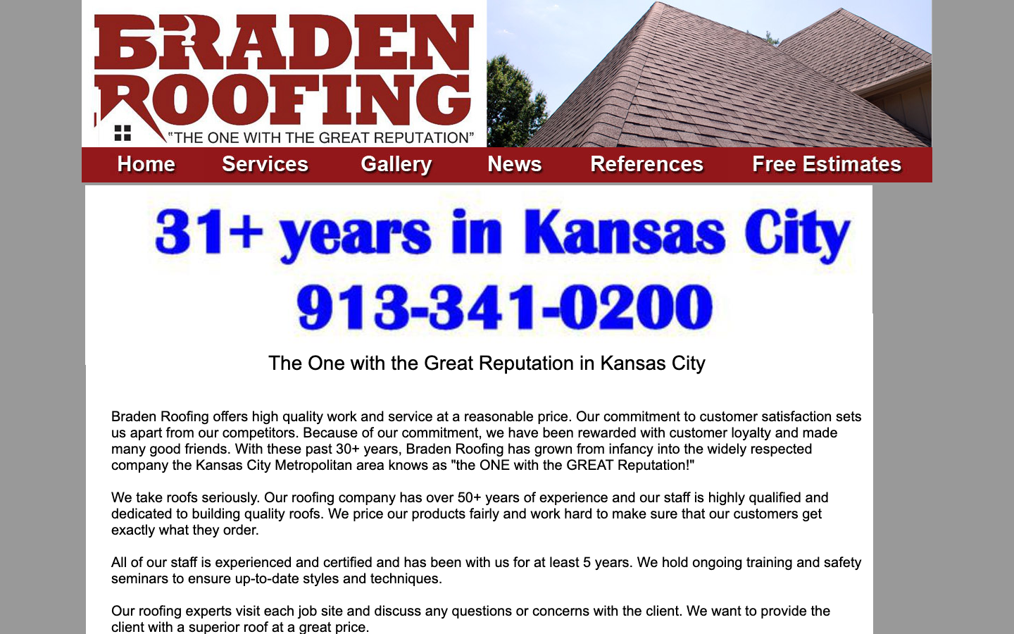 old site